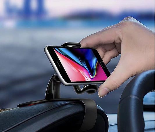 JMT-923210 360-Degree Rotating Car Dashboard Phone Holder – Multi-Function Direct-View Mount