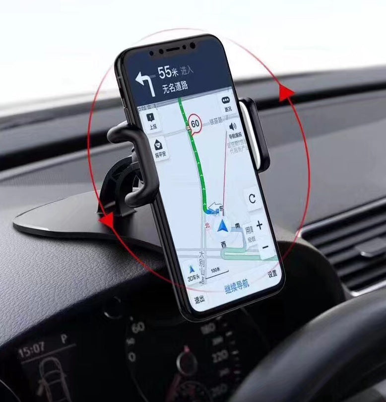 JMT-923210 360-Degree Rotating Car Dashboard Phone Holder – Multi-Function Direct-View Mount