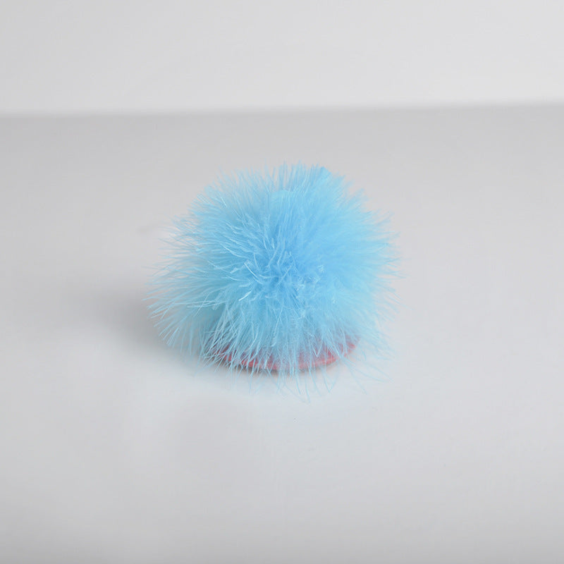 JMT-923338 Interactive Electric Cat Toy Carousel for Engaging Play and Mental Stimulation - ABS Material, Non-Slip Base, Easy Operation