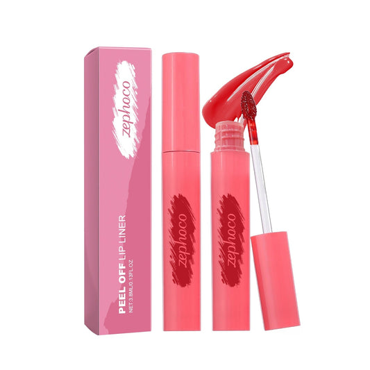 JMT-923466 Matte Tear Off Lip Gloss with Hyaluronic Acid and Vitamin E, 1.6cm x 1.6cm x 11.6cm