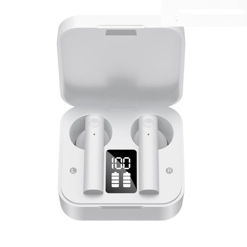 JMT-923850 Wireless Bluetooth Sports Earbuds with NFC and Voice Control - Stereo Sound, Dual or Single Ear, 10m Range, Black and White Options
