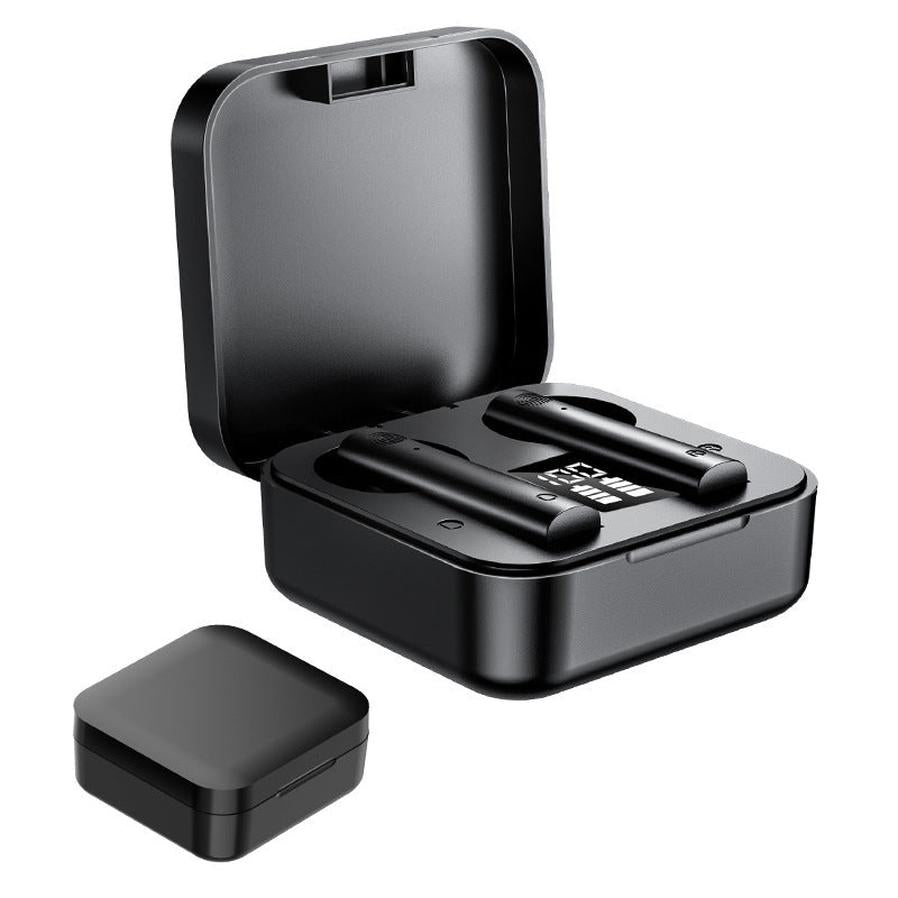 JMT-923850 Wireless Bluetooth Sports Earbuds with NFC and Voice Control - Stereo Sound, Dual or Single Ear, 10m Range, Black and White Options