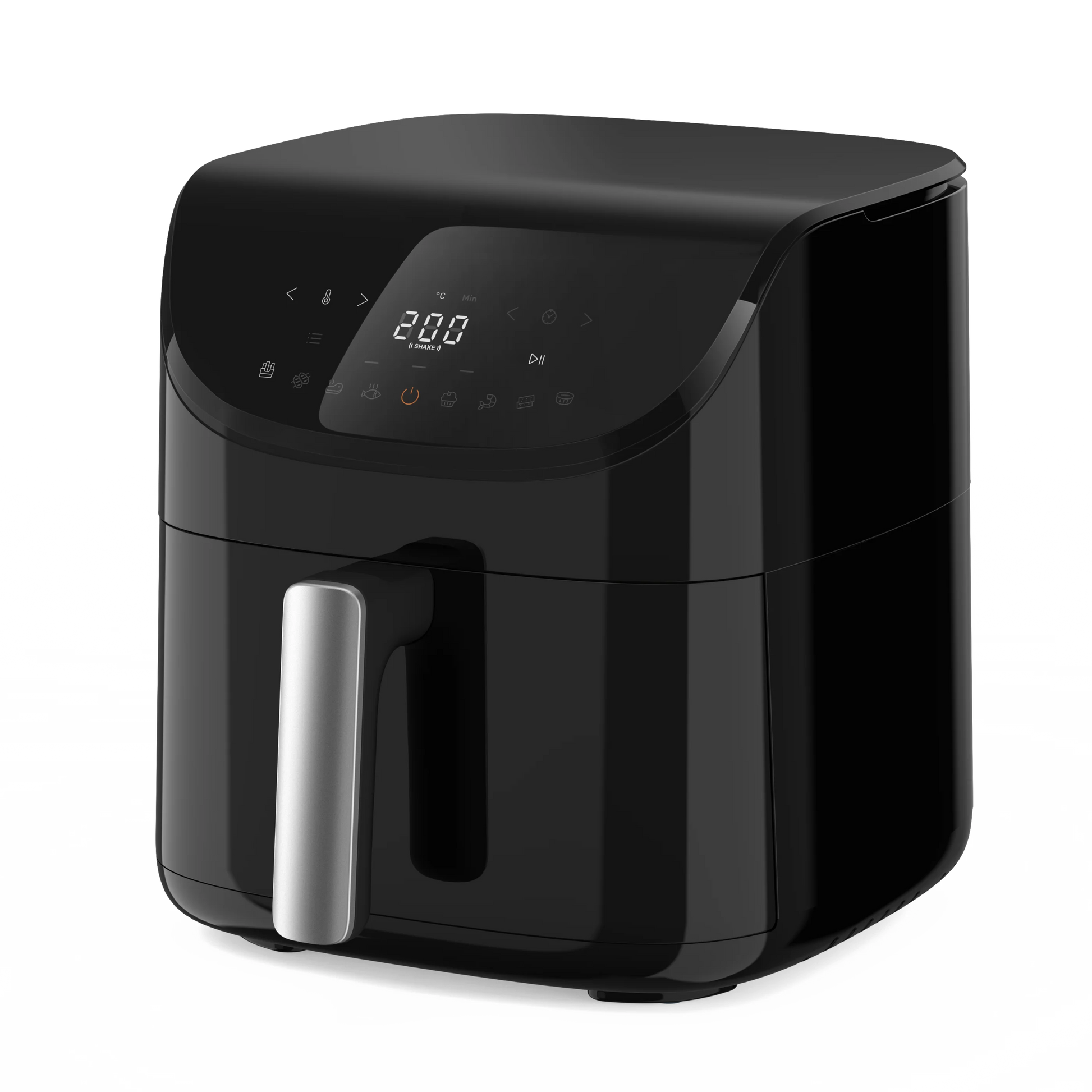 JMT-924106 Fully Automatic 5L Stainless Steel Touch Screen Air Fryer with Multi-functional Cooking Features for Home Use