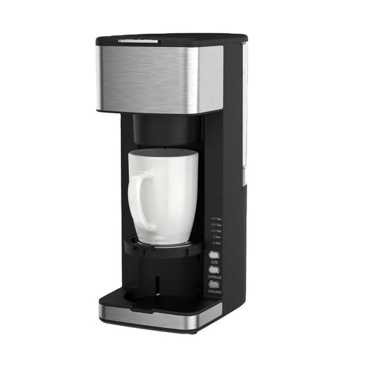 JMT-924170 Single Serve Coffee Maker with Reusable Capsule Filter for Fresh Brews