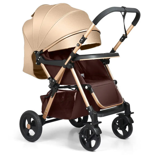 JMT-924362 Luxury Reversible Handle Lightweight Baby Stroller with Iron Frame for Travel