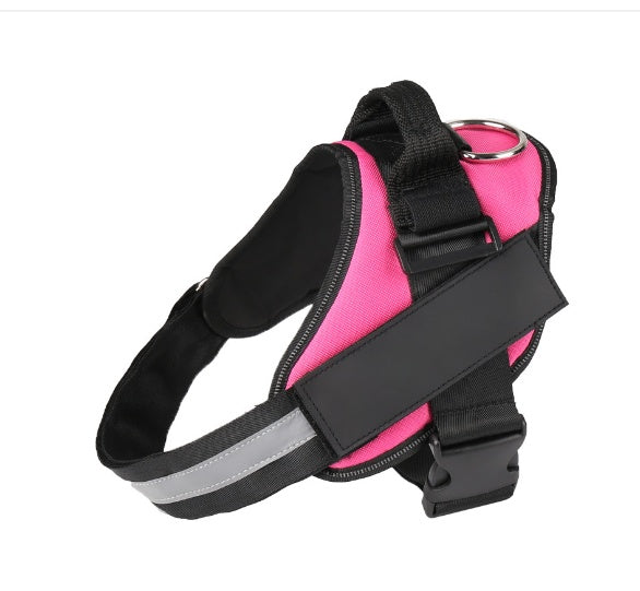 JMT-924682 Adjustable No-Pull Dog Harness with Mesh Padded Vest for Small to Large Breeds