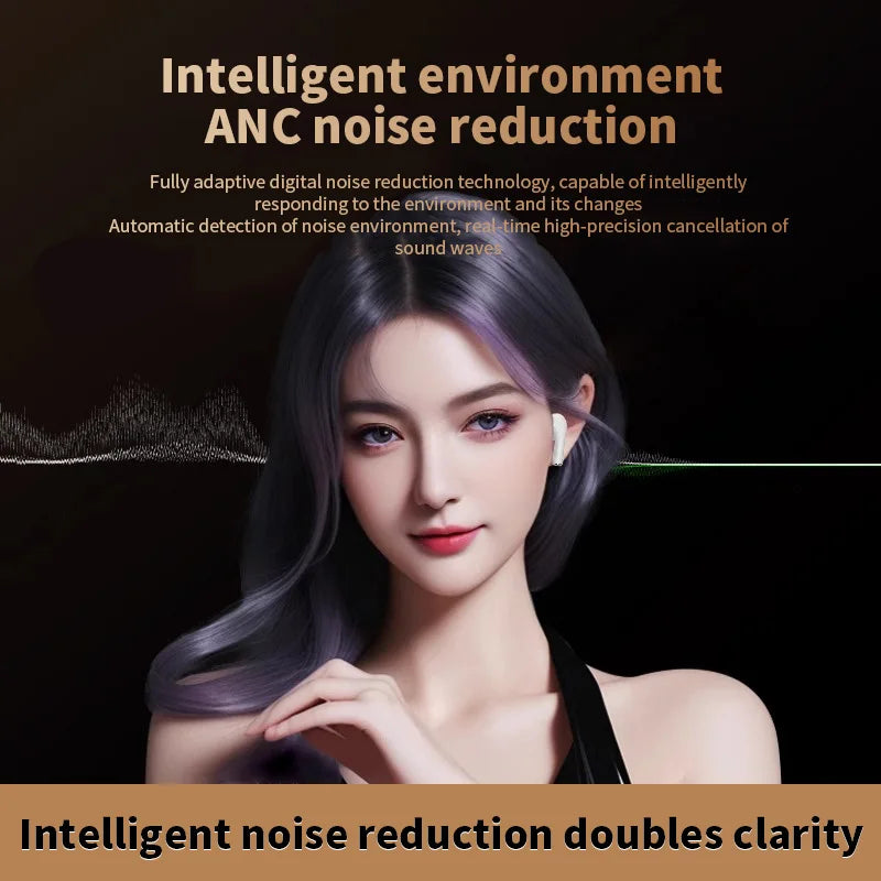 JMT-924682 Wireless Earbuds A8 Pro with Hi-Fi Sound, Noise Cancelling, Waterproof, and Built-in Microphone