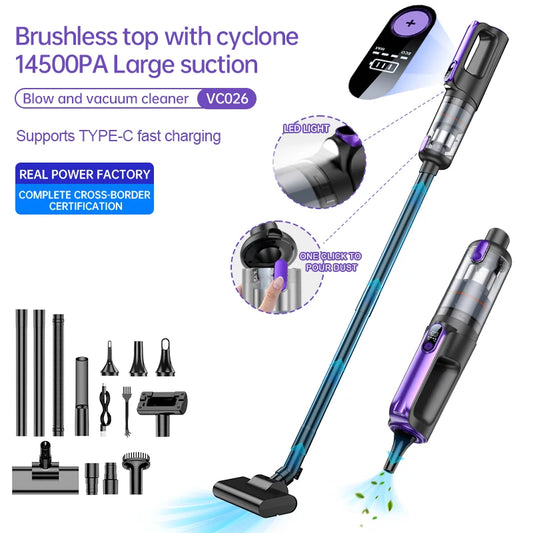 JMT-924810 Compact Handheld Wet/Dry Car Vacuum Cleaner for Efficient Home and Auto Cleaning