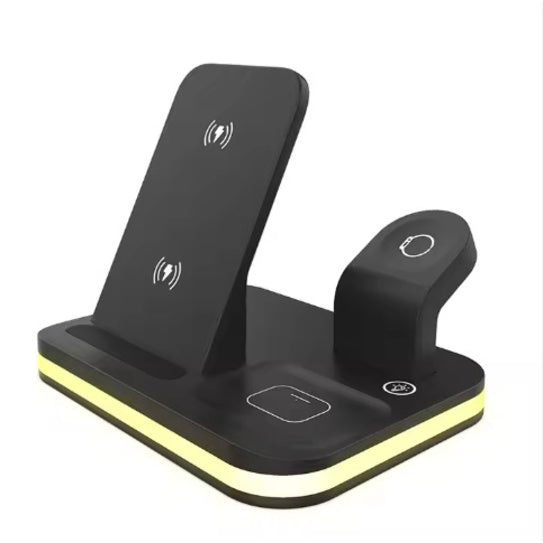 JMT-925194 4-in-1 Wireless Charging Dock with Magnetic Adapter for iPhone 12/13/14, AirPods, and Apple Watch