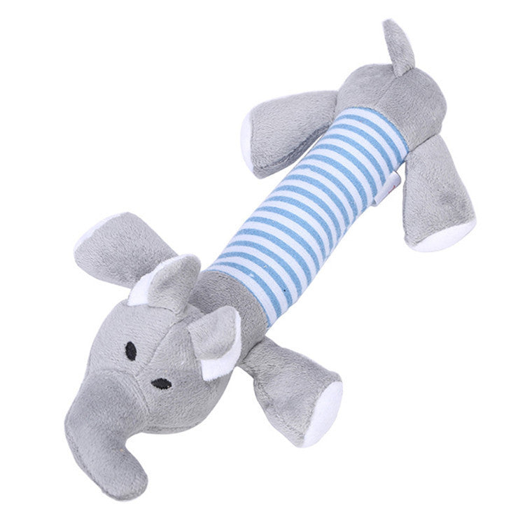 JMT-925322 Plush Four-Legged Elephant Sound Toy for All Ages