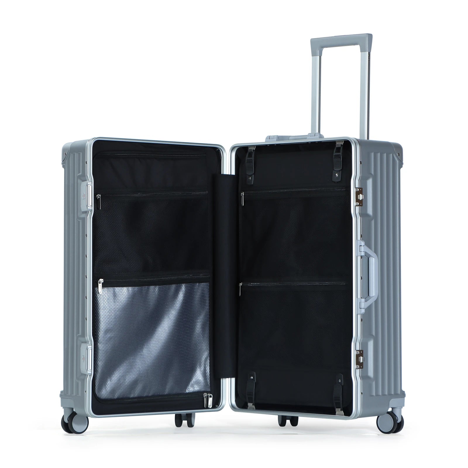 JMT-925386 Aluminium Frame PC Trolley Case Travel Suitcase with Durable Wheels