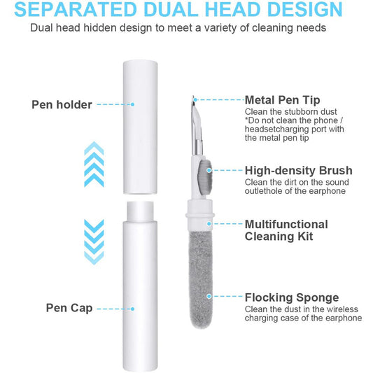 JMT-925450 Bluetooth Earbuds Cleaning Pen in Various Colors – Effective Care Tool for Your Audio Accessories