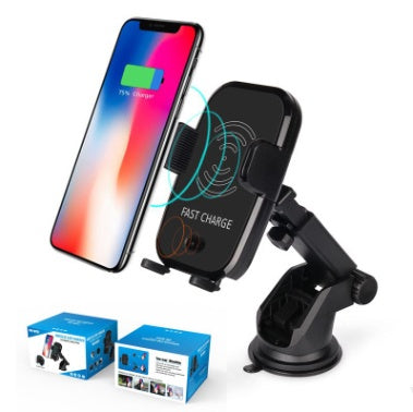 JMT-925514 Fast Wireless Car Charger with Automatic Infrared Sensor for Qi-Compatible Phones