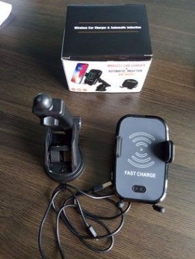 JMT-925514 Fast Wireless Car Charger with Automatic Infrared Sensor for Qi-Compatible Phones