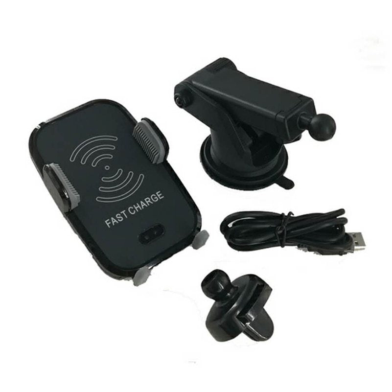 JMT-925514 Fast Wireless Car Charger with Automatic Infrared Sensor for Qi-Compatible Phones
