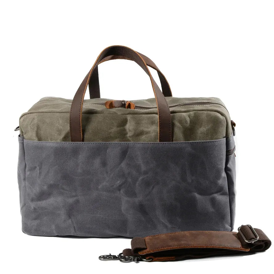 JMT-925898 Vintage Batik Canvas Travel Duffel Bag with Large Capacity and Multi-Colour Options