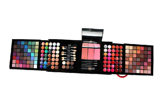 JMT-926090 177 Color Eye Shadow and Bronzing Plate Makeup Set - Versatile Combination in White