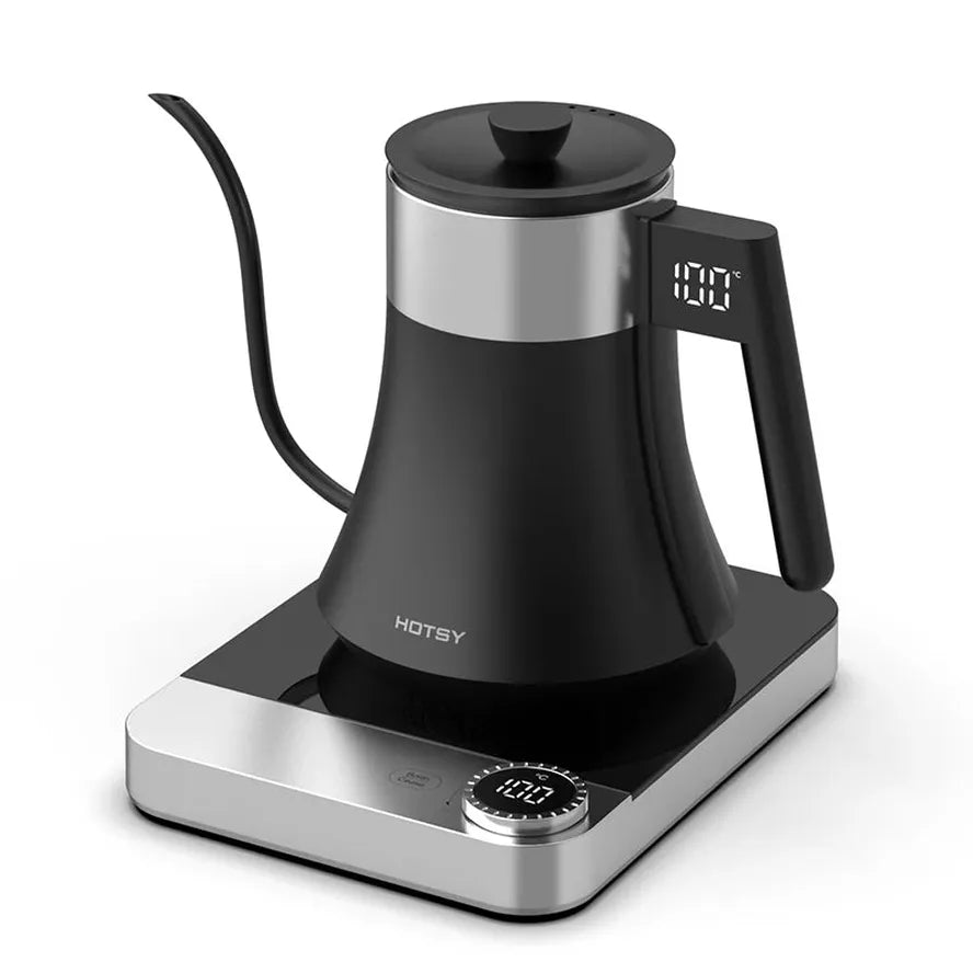 JMT-926346 Electric Gooseneck Coffee Kettle with 1.5L and 0.8L Capacity for Precision Pour Over Brewing