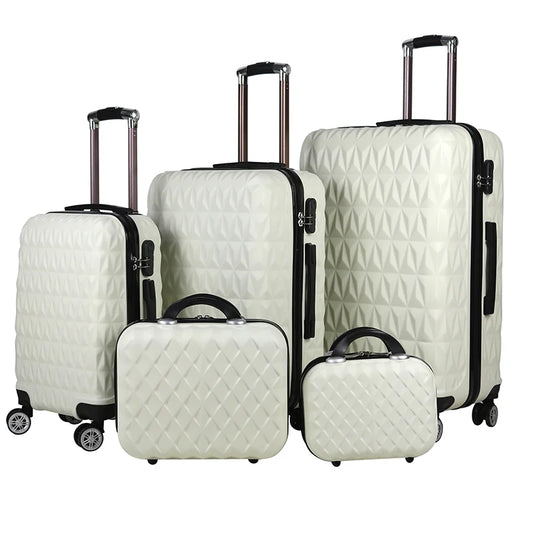 JMT-926538 Customisable Travel Luggage with 4 Wheels, Available in 12 to 28 Inches, Durable ABS Trolley Bag