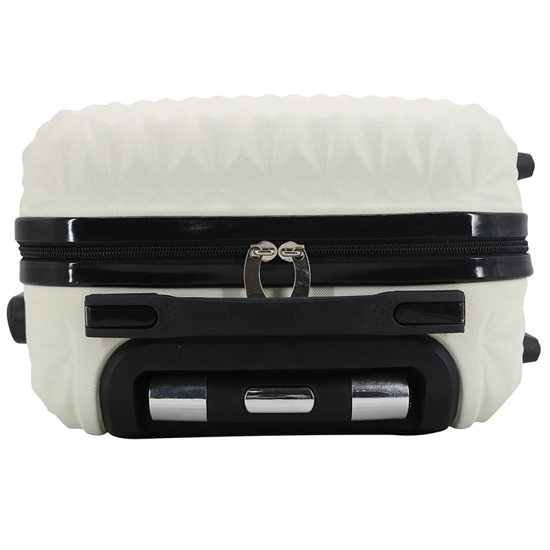 JMT-926538 Customisable Travel Luggage with 4 Wheels, Available in 12 to 28 Inches, Durable ABS Trolley Bag