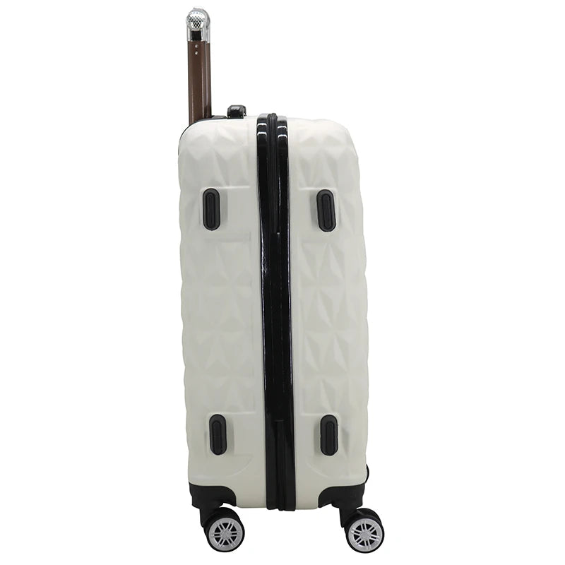 JMT-926538 Customisable Travel Luggage with 4 Wheels, Available in 12 to 28 Inches, Durable ABS Trolley Bag