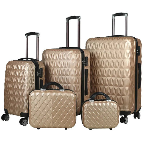 JMT-926538 Customisable Travel Luggage with 4 Wheels, Available in 12 to 28 Inches, Durable ABS Trolley Bag