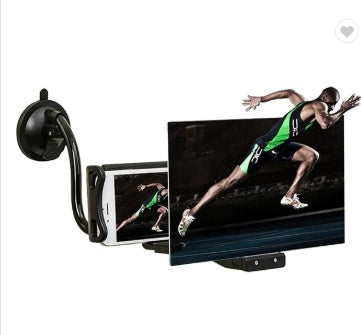 JMT-926666 12-Inch Mobile Phone 3D Screen Amplifier with Adjustable Bracket, High-Definition Zoom Optical Technology, Environmentally Friendly Materials