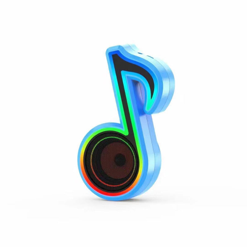 JMT-926666 Colorful Wireless Musical Note Sound Speaker with Built-in Battery and Bluetooth Connectivity