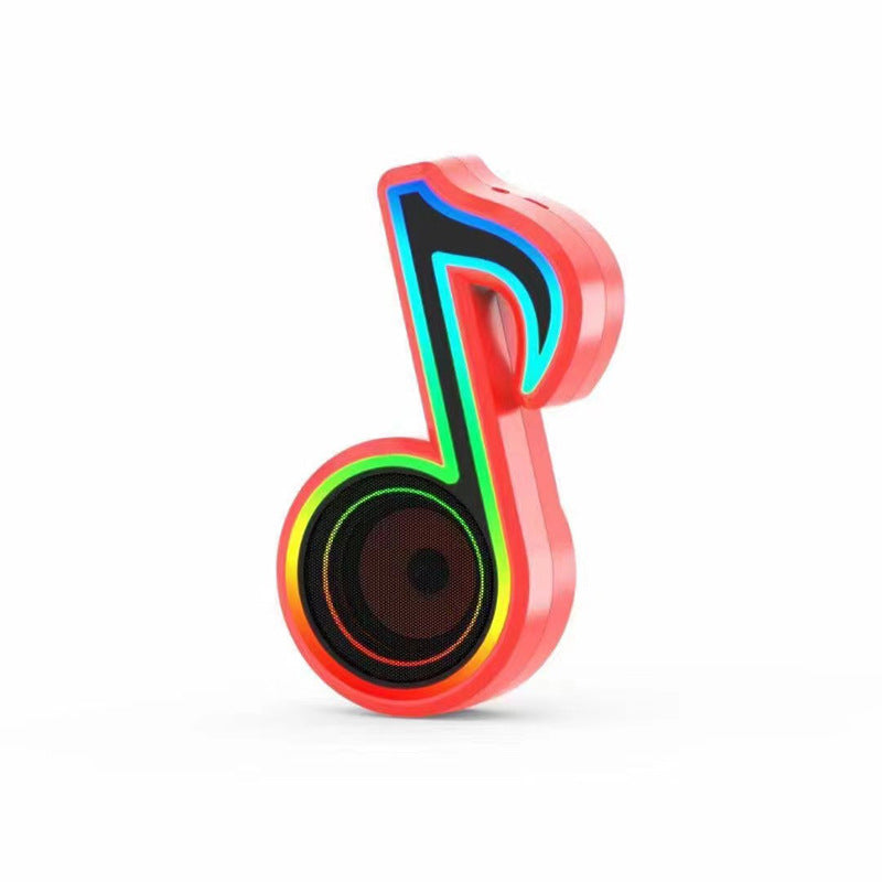 JMT-926666 Colorful Wireless Musical Note Sound Speaker with Built-in Battery and Bluetooth Connectivity