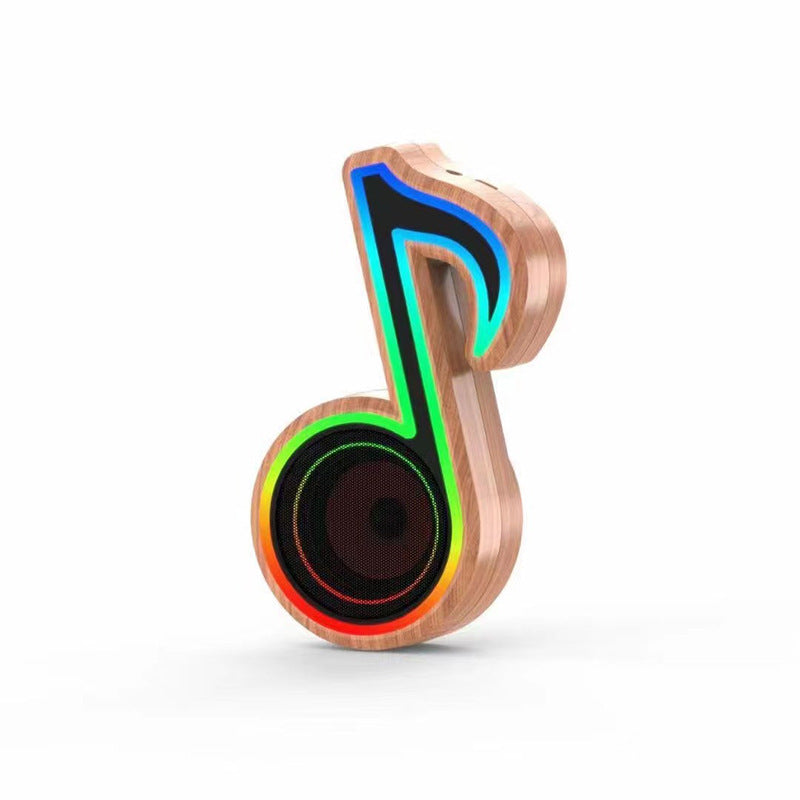 JMT-926666 Colorful Wireless Musical Note Sound Speaker with Built-in Battery and Bluetooth Connectivity