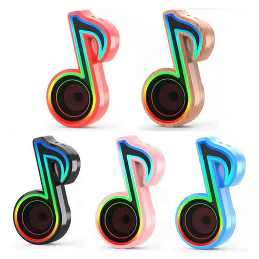JMT-926666 Colorful Wireless Musical Note Sound Speaker with Built-in Battery and Bluetooth Connectivity