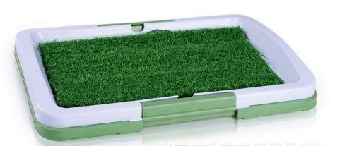 JMT-926666 Indoor Pet Potty Training Mat with 3-Layer Simulation Grass for Dogs - Odor Resistant and Anti-Microbial Design