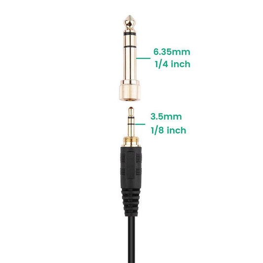 JMT-926986 Black Gold Plated Audio Repair Cable with Plug