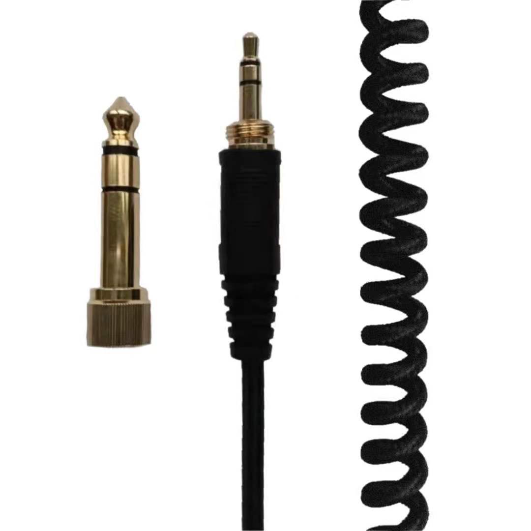 JMT-926986 Black Gold Plated Audio Repair Cable with Plug