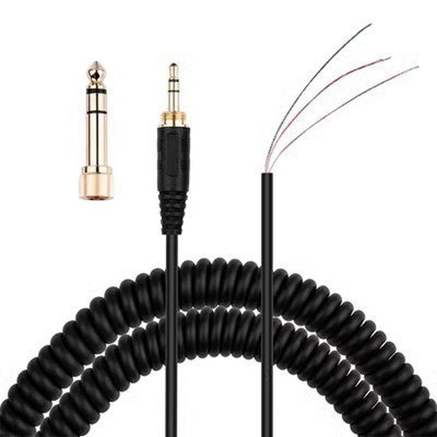 JMT-926986 Black Gold Plated Audio Repair Cable with Plug