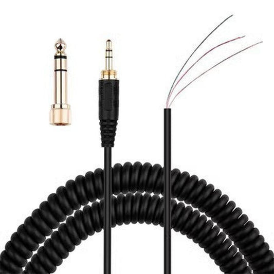 JMT-926986 Black Gold Plated Audio Repair Cable with Plug