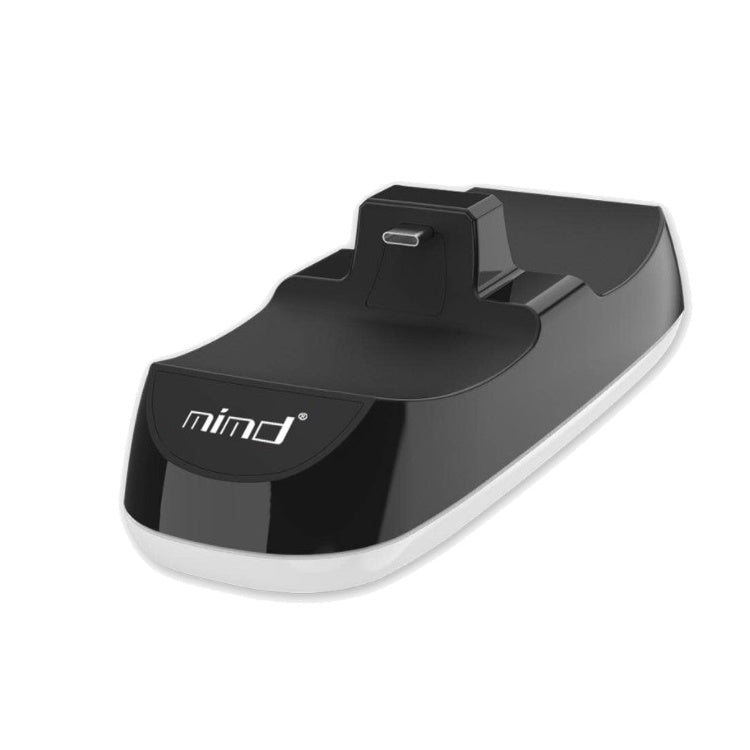 JMT-926986 LED Charging Station for PS5 Wireless Controllers - Dual Base Charger in White and Black