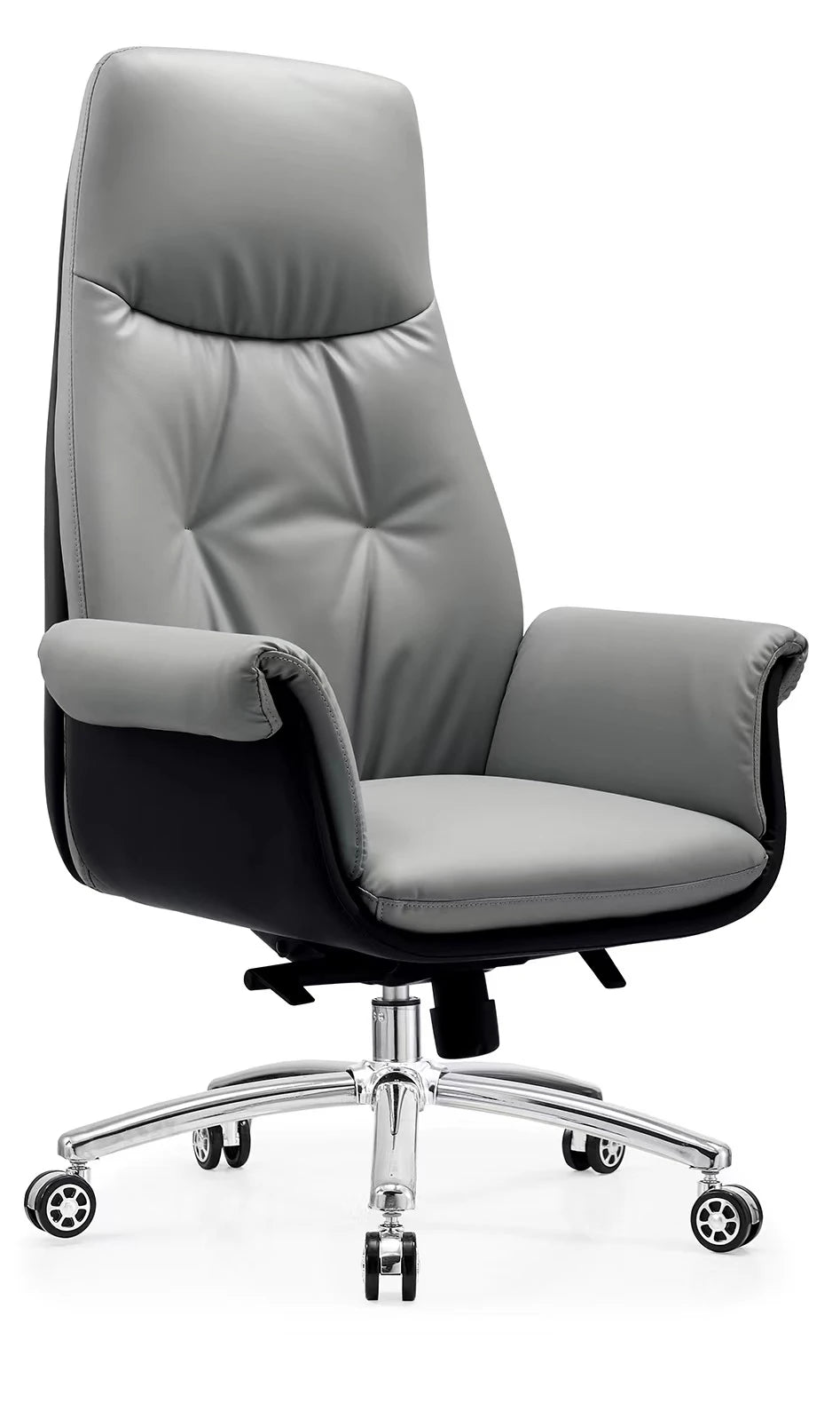 JMT-927562 Ergonomic Leather Swivel Conference Chair for Office and Meeting Rooms