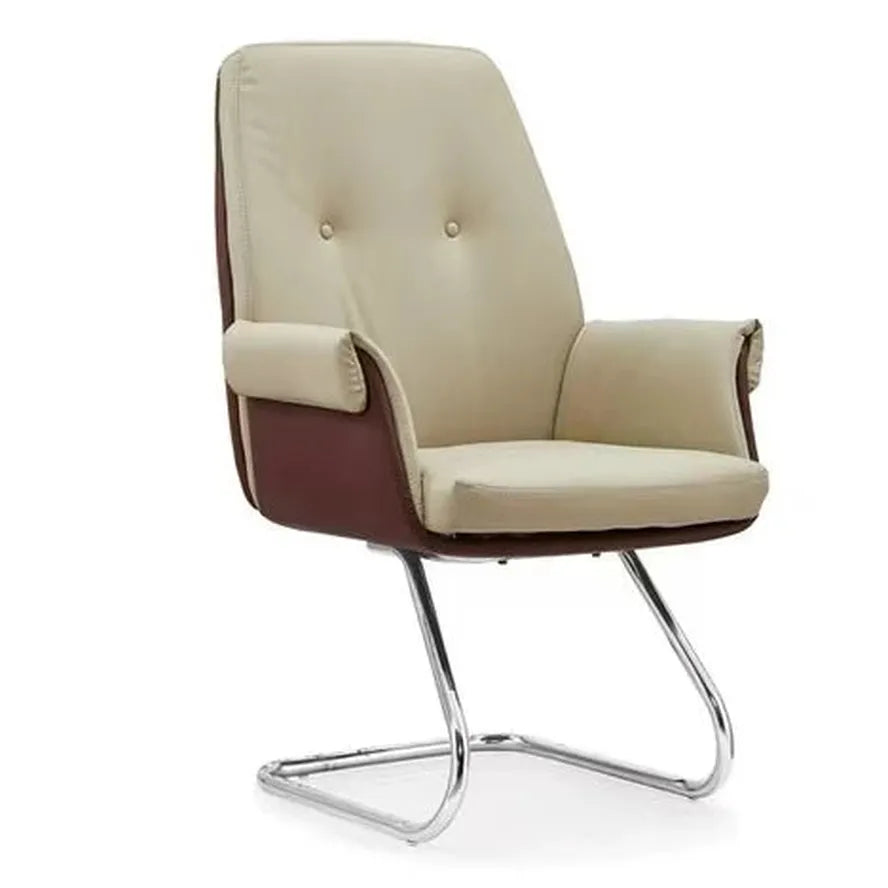 JMT-927562 Ergonomic Leather Swivel Conference Chair for Office and Meeting Rooms
