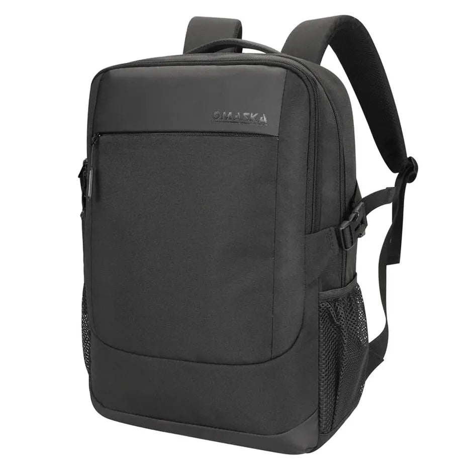 JMT-927626 Large Capacity Waterproof Laptop Backpack with USB Charger Port for 17-Inch Computers