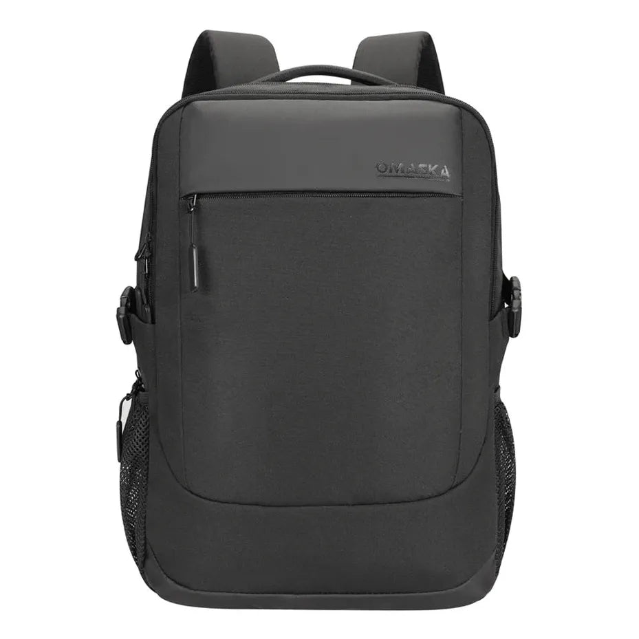 JMT-927626 Large Capacity Waterproof Laptop Backpack with USB Charger Port for 17-Inch Computers