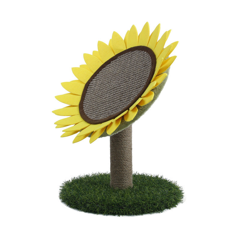 JMT-927818 Sisal Sunflower Grinding Plate with Plush and Felt Features