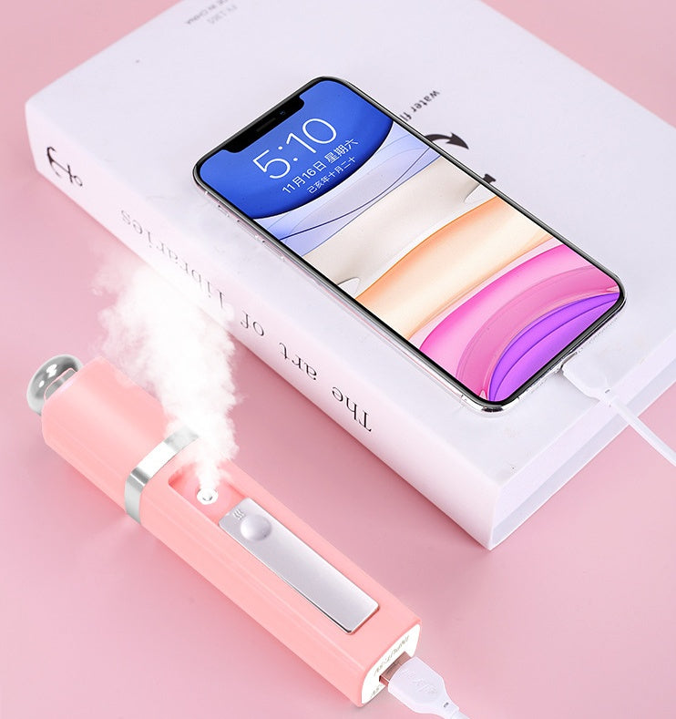 JMT-927946 Handheld Nano Spray Humidifier with Cold Mist Function for Face Moisturizing - Model L11