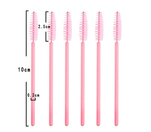 JMT-928074 Dual-Use Disposable Spiral Eyelash and Eyebrow Brush with Adjustable Head