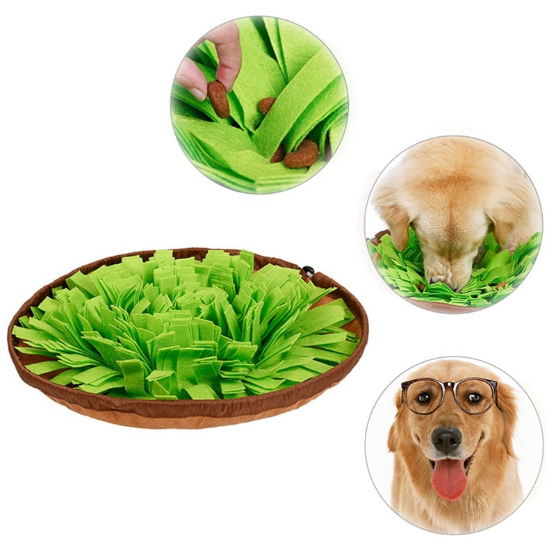 JMT-928266 Pet Sniffing Training Mat for Dogs - Anti-Choking, Non-Slip, Eco-Friendly, Machine Washable