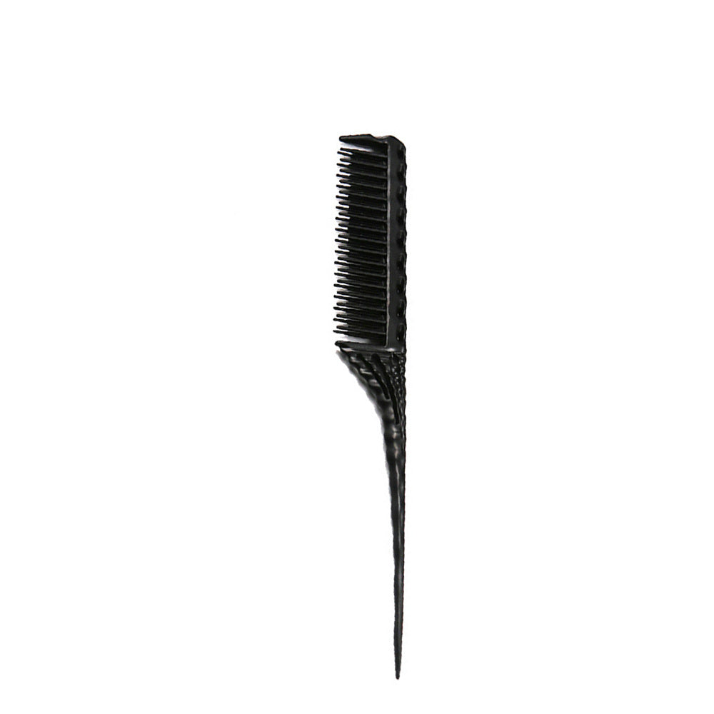 JMT-928330 Three-Row Pointed Tail Hairdressing Comb - Durable Plastic Design