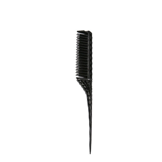 JMT-928330 Three-Row Pointed Tail Hairdressing Comb - Durable Plastic Design