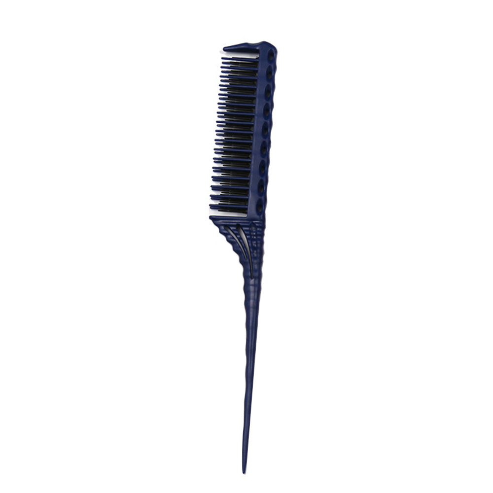 JMT-928330 Three-Row Pointed Tail Hairdressing Comb - Durable Plastic Design