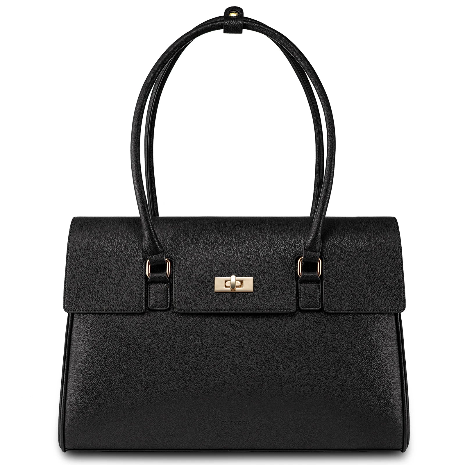 JMT-928778 Waterproof PU Leather Laptop Tote Bag for 15.6 Inch Laptops - Stylish Office Handbag and Messenger Bag