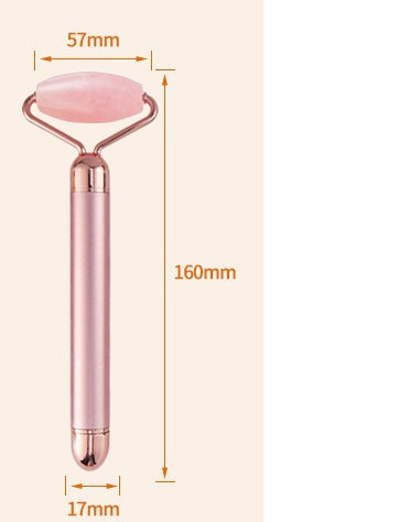 JMT-929354 2-in-1 Jade Roller Beauty Stick for Facial Contouring and Skin Rejuvenation
